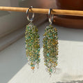 Yellow & Green Waterfall Earrings