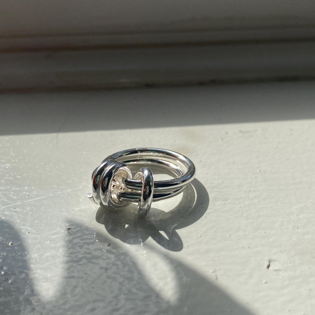Sterling Silver Multi-Link Ring