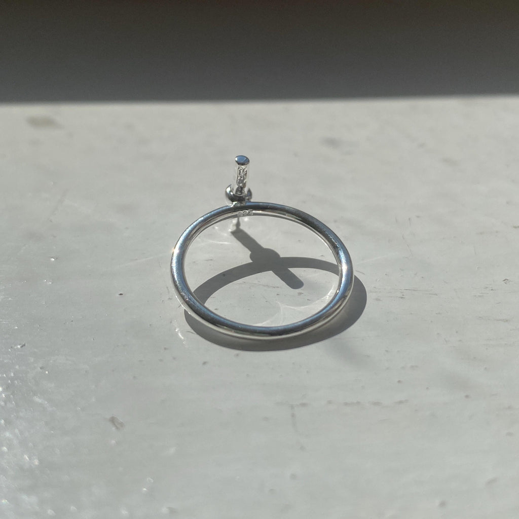 Sterling Silver T-Bar Ring Set