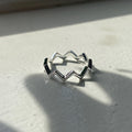 Sterling Silver Zigzag Ring