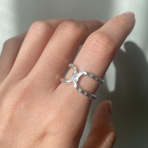 Hammered Phantom Ring