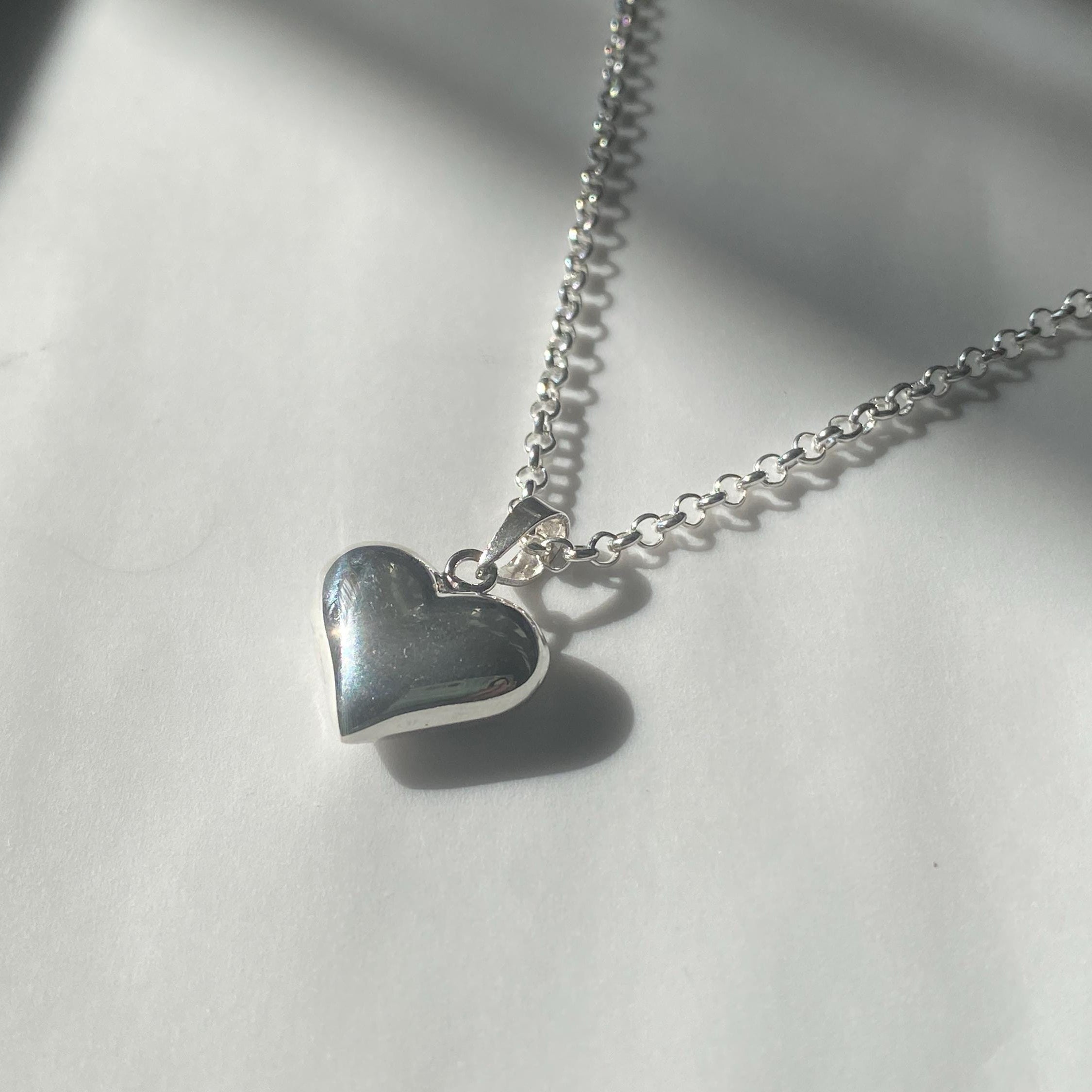 Sterling Silver Heart Necklace