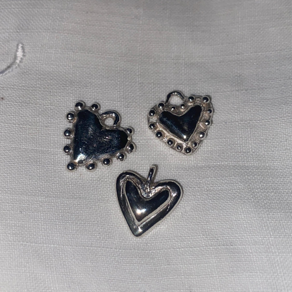 Handcrafted Sterling Silver Heart Necklace