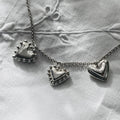 Handcrafted Sterling Silver Heart Necklace
